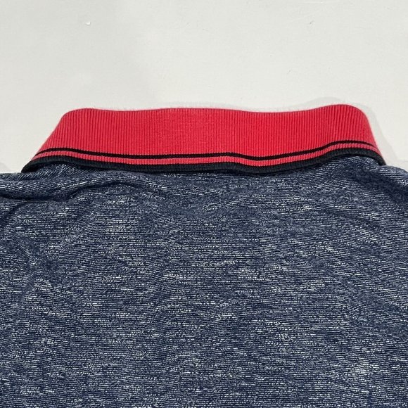 Raging Bull Red White Blue Polo Shirt Yon Andre Rugby Women Size XS - Picture 10 of 15